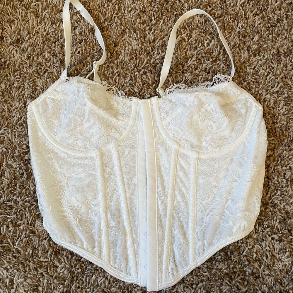 COPY - White corset tank top